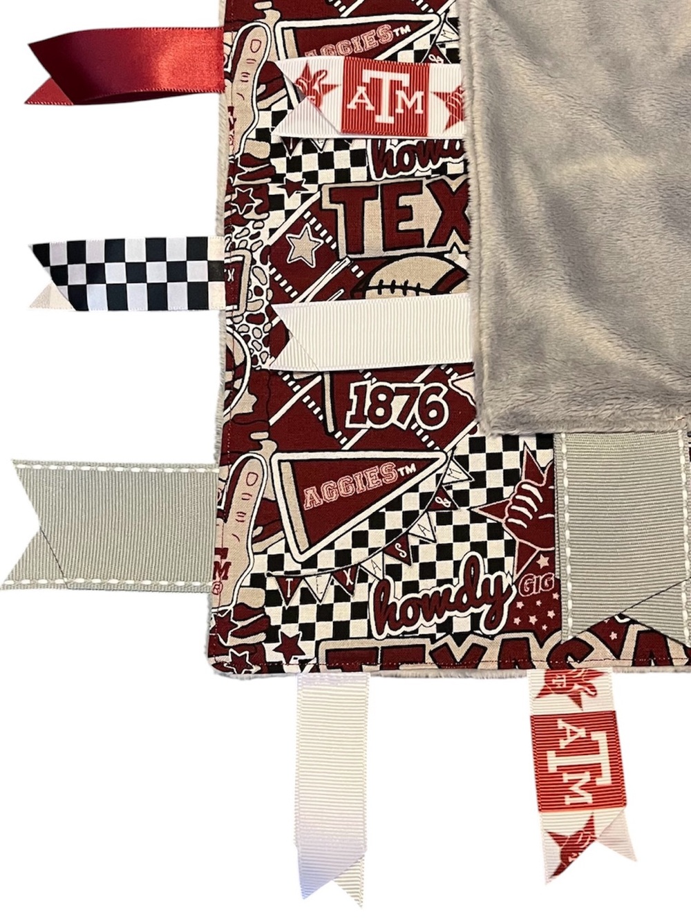 Texas A&M • Baby Sensory Tag Blanket New, Never Used - Picture 3 of 3